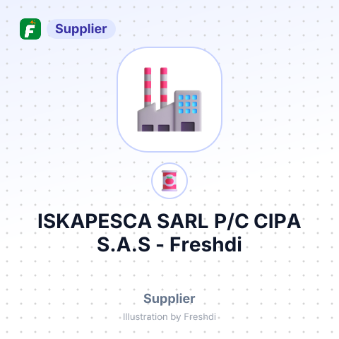 ISKAPESCA SARL P/C CIPA S.A.S – summary card, no photo uploaded yet