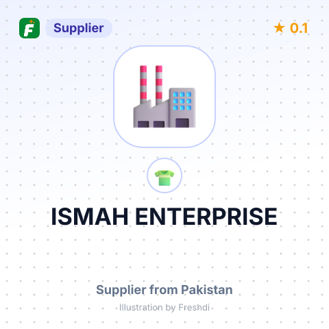 ISMAH ENTERPRISE – summary card, no photo uploaded yet