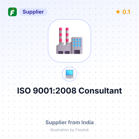 ISO 9001:2008 Consultant – summary card, no photo uploaded yet