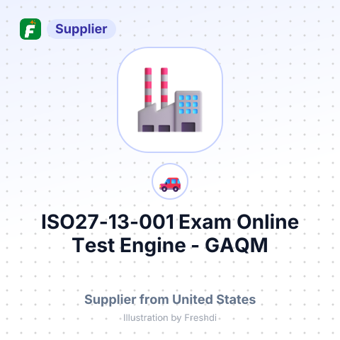 ISO27-13-001 Exam Online Test Engine - GAQM ISO27-13-001 Real Exam Dumps – summary card, no photo uploaded yet