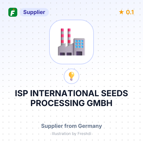ISP INTERNATIONAL SEEDS PROCESSING GMBH – summary card, no photo uploaded yet
