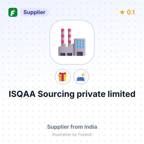 ISQAA Sourcing private limited – summary card, no photo uploaded yet