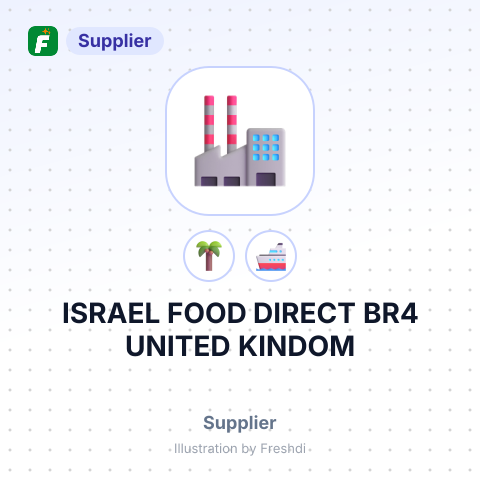 ISRAEL FOOD DIRECT BR4 UNITED KINDOM – summary card, no photo uploaded yet