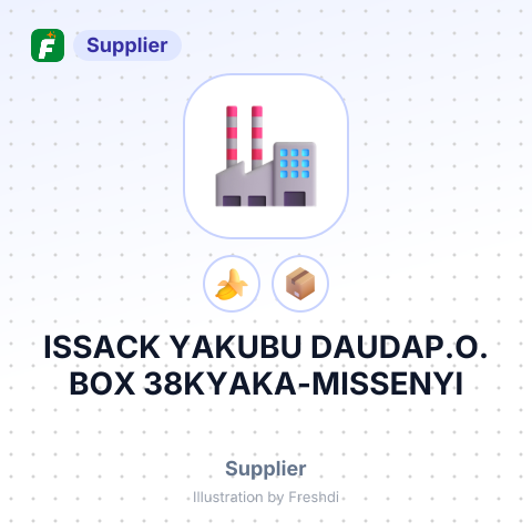ISSACK YAKUBU DAUDAP.O. BOX 38KYAKA-MISSENYI – summary card, no photo uploaded yet