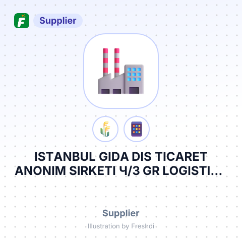 ISTANBUL GIDA DIS TICARET ANONIM SIRKETI Ч/З GR LOGISTIKS & TERMINAL LTD – summary card, no photo uploaded yet