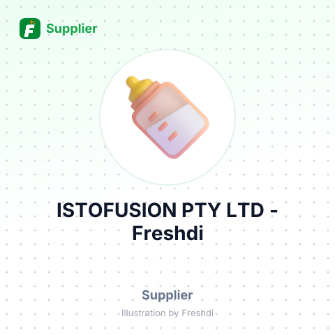 ISTOFUSION PTY LTD – summary card, no photo uploaded yet