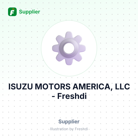 ISUZU MOTORS AMERICA, LLC – summary card, no photo uploaded yet