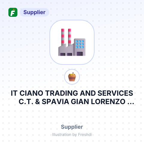 IT CIANO TRADING AND SERVICES C.T. & SPAVIA GIAN LORENZO BERNINI – summary card, no photo uploaded yet
