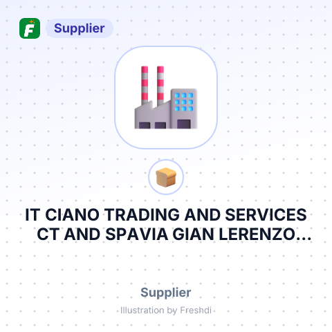IT CIANO TRADING AND SERVICES CT AND SPAVIA GIAN LERENZO BERNINI, – summary card, no photo uploaded yet