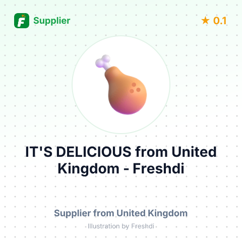 IT'S DELICIOUS – summary card, no photo uploaded yet