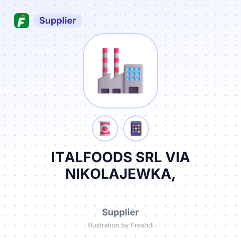 ITALFOODS SRL VIA NIKOLAJEWKA, – summary card, no photo uploaded yet