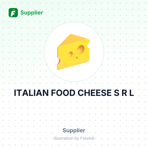 ITALIAN FOOD CHEESE S R L – summary card, no photo uploaded yet
