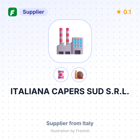 ITALIANA CAPERS SUD S.R.L. – summary card, no photo uploaded yet