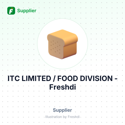 ITC LIMITED / FOOD DIVISION – summary card, no photo uploaded yet