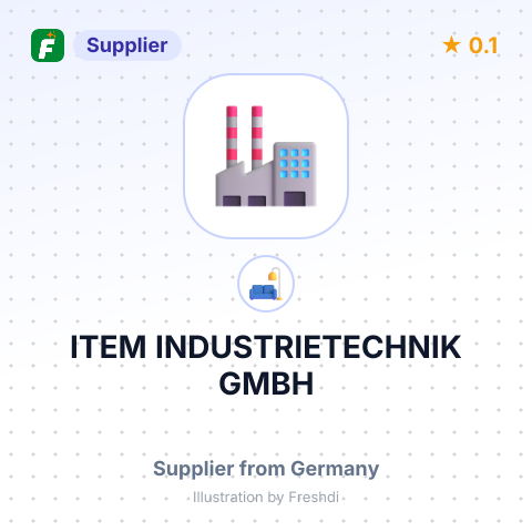 ITEM INDUSTRIETECHNIK GMBH – summary card, no photo uploaded yet