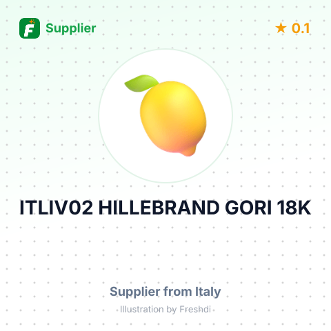 ITLIV02 HILLEBRAND GORI 18K – summary card, no photo uploaded yet