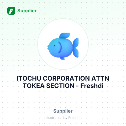 ITOCHU CORPORATION ATTN TOKEA SECTION – summary card, no photo uploaded yet