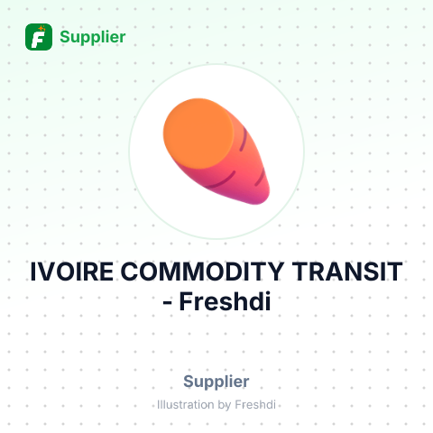 IVOIRE COMMODITY TRANSIT – summary card, no photo uploaded yet