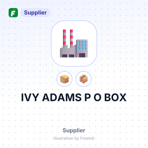 IVY ADAMS P O BOX – summary card, no photo uploaded yet