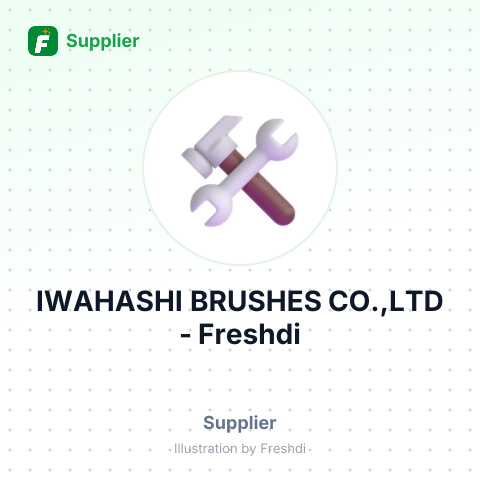IWAHASHI BRUSHES CO.,LTD – summary card, no photo uploaded yet