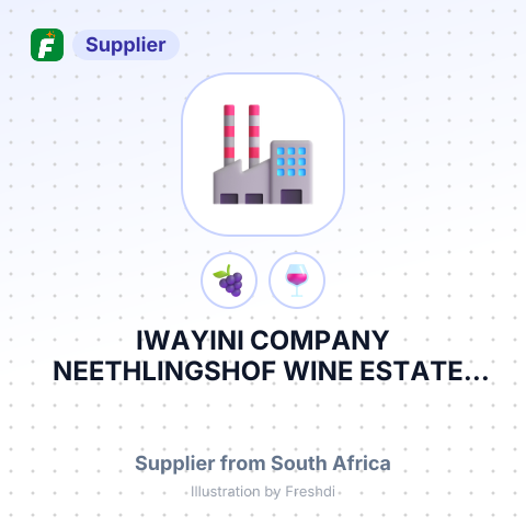 IWAYINI COMPANY NEETHLINGSHOF WINE ESTATE/nPOLKADRAAI ROAD/nSTELLENBOSCH/nRSA – summary card, no photo uploaded yet
