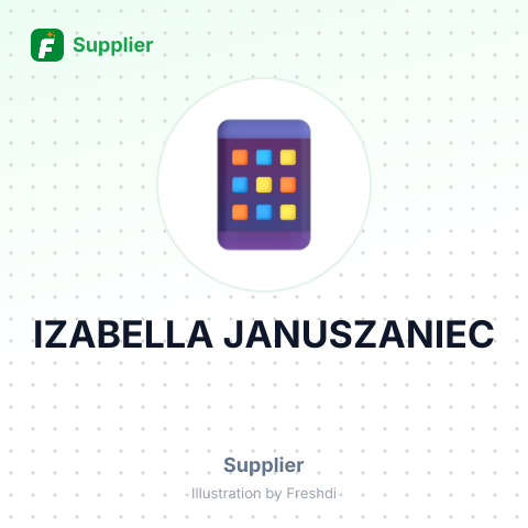 IZABELLA JANUSZANIEC – summary card, no photo uploaded yet
