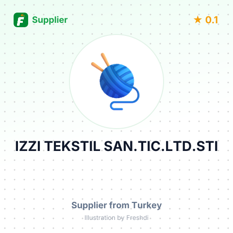 IZZI TEKSTIL SAN.TIC.LTD.STI – summary card, no photo uploaded yet