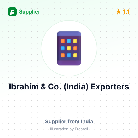 Ibrahim & Co. (India) Exporters  – summary card, no photo uploaded yet
