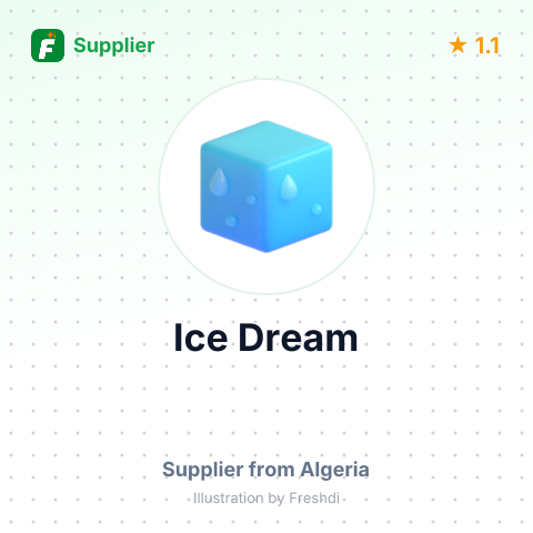 Ice Dream – summary card, no photo uploaded yet