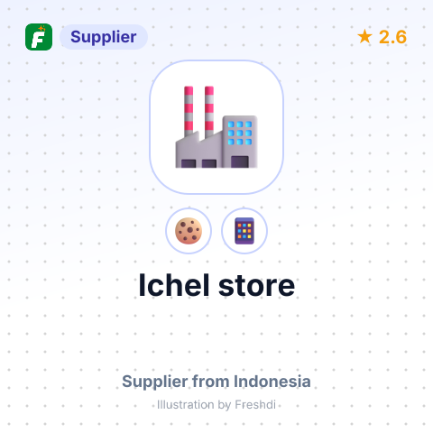 Ichel store – summary card, no photo uploaded yet