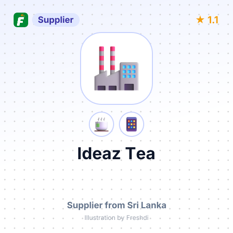 Ideaz Tea  – summary card, no photo uploaded yet