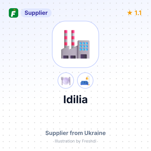 Idilia – summary card, no photo uploaded yet