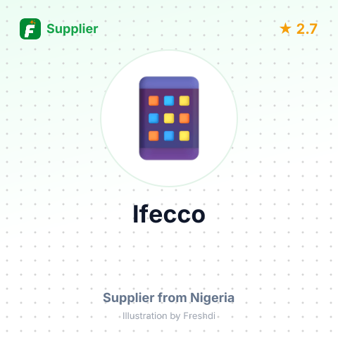 Ifecco  – summary card, no photo uploaded yet