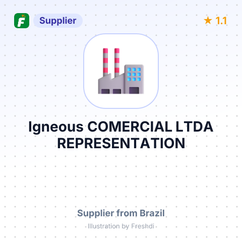 Igneous COMERCIAL LTDA REPRESENTATION – summary card, no photo uploaded yet