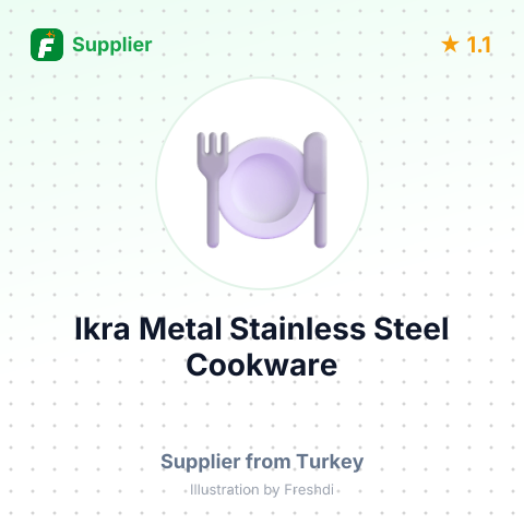 Ikra Metal Stainless Steel Cookware – summary card, no photo uploaded yet