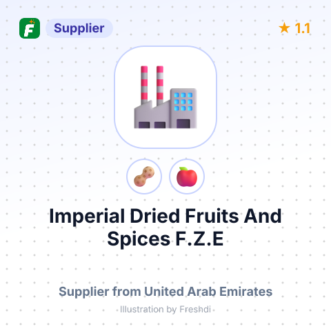 Imperial Dried Fruits And Spices F.Z.E  – summary card, no photo uploaded yet