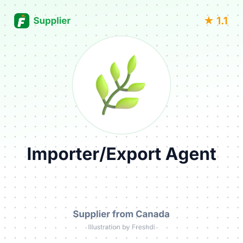 Importer/Export Agent – summary card, no photo uploaded yet