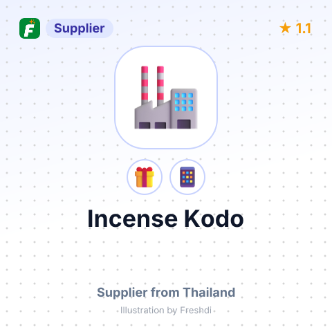 Incense Kodo – summary card, no photo uploaded yet