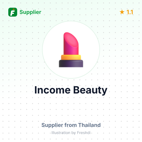 Income Beauty – summary card, no photo uploaded yet