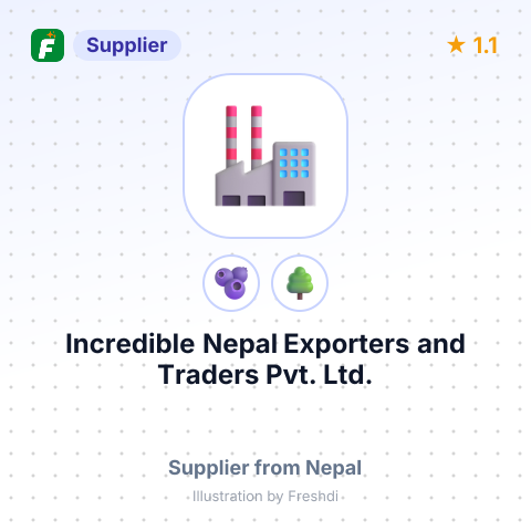Incredible Nepal Exporters and Traders Pvt. Ltd.  – summary card, no photo uploaded yet