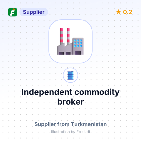 Independent commodity broker – summary card, no photo uploaded yet