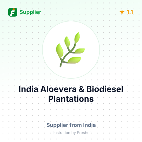 India Aloevera & Biodiesel Plantations – summary card, no photo uploaded yet