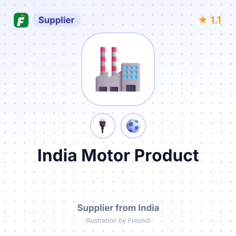 India Motor Product – summary card, no photo uploaded yet