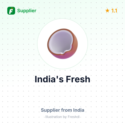 India's Fresh  – summary card, no photo uploaded yet