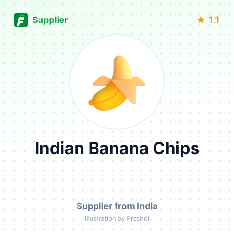 Indian Banana Chips  – summary card, no photo uploaded yet