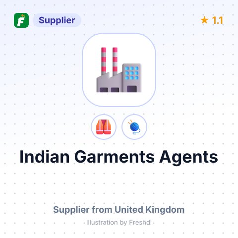 Indian Garments Agents – summary card, no photo uploaded yet