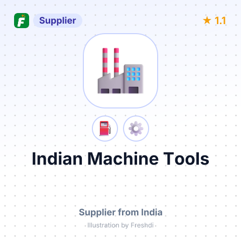 Indian Machine Tools – summary card, no photo uploaded yet