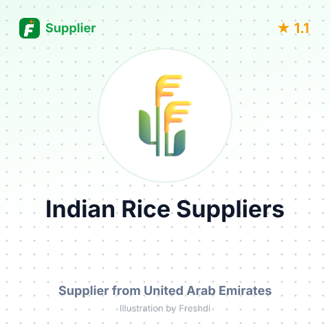 Indian Rice Suppliers  – summary card, no photo uploaded yet
