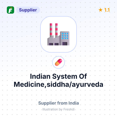 Indian System Of Medicine,siddha/ayurveda – summary card, no photo uploaded yet