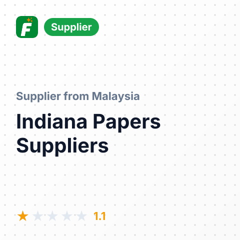 Indiana Papers Suppliers – summary card, no photo uploaded yet